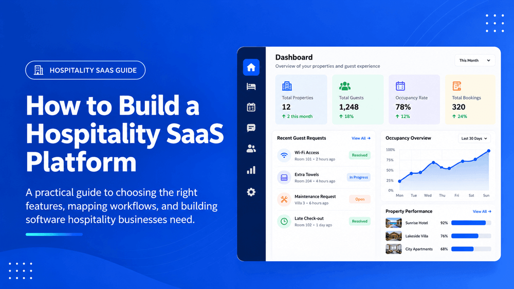Hospitality SaaS Dashboard Guide