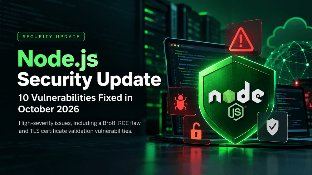 Node.js Security Update - Fixed 10 Vulnerabilities